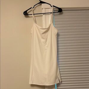 White Athletic Dress with Shorts